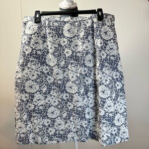 L.L. Bean Blue A-line Knee-length Skirt for Casual Work